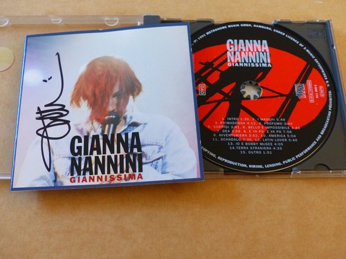 Gianna nannini autografo - gianna,