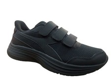 Scarpe con velcro Diadora Eagle 8 v Uomo in Nylon Nero