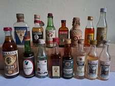 RUM lotto 15 mignon Stock Maraska Havana Club Bacardi Ron Viejo de Caldas Casino