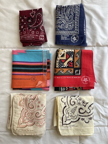 Lotto bandana vintage colori - lotto,