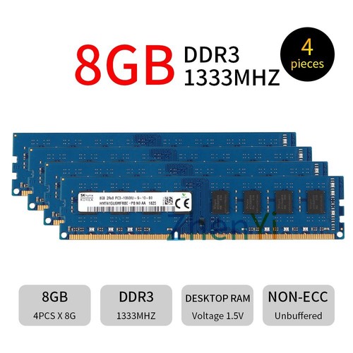 Skhynix 32go 8go - 4go, ddr3