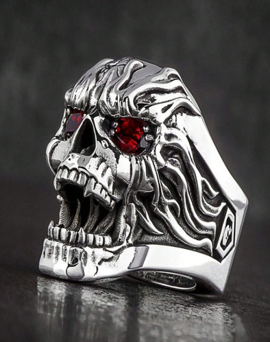 Anello uomo cranio - , faccia