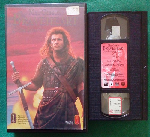 Vhs braveheart cuore impavido - vhs,