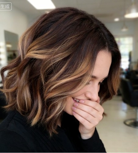Parrucca capelli umani marrone