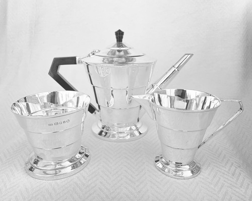 Set tè art deco - deco, tre