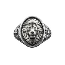 Anello con sigillo ovale in