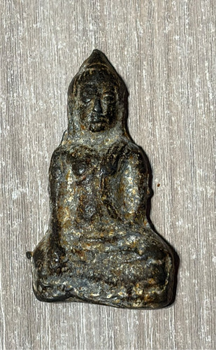 Antico amuleto thai bronzo - amuleto,