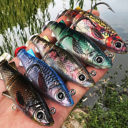 5pcs esca pesca morbida - pesca,