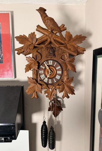 Antico orologio cucù - a,
