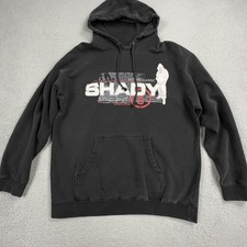 Felpa con cappuccio vintage Shady Ltd uomo media nera grafica pullover felpa Rap Eminem