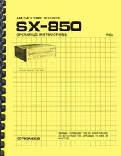 Pioneer SX-850 Ricevitore