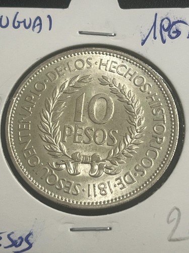 Uruguay pesos 1961 argento - uruguay,