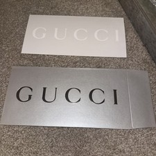 Busta regalo Gucci grigia con