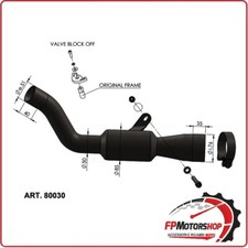 RACCORDO ELIMINA CATALIZZATORE PER KAWASAKI ZX-10R/RR 21- LEOVINCE 80030