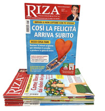 Lotto 7 Riviste RIZA PSICOSOMATICA Impara ad Essere Felice Raffaele Morelli