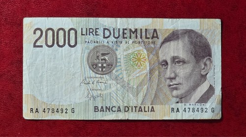 Banconota italia 1990 - banconota, 2000