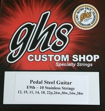GHS Corde per chitarra in acciaio E9-10 - 2 SET