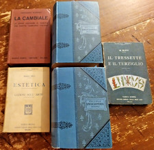 MANUALI HOEPLI - LOTTO DI CINQUE VOLUMI IN PRIMA EDIZIONE