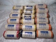 18 VINTAGE ROLLS RAYON RAFFIA