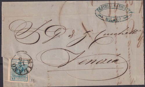 Lombardo veneto mag 1857 - 12,