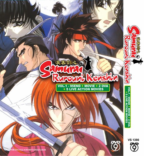 Anime rurouni kenshin - kenshin, vol.1-95