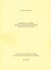 SEGGIOLONI E ALVEARI NELLA SALA GRANDE DI CASA TRAO. ESTRATTO DA SCRITTI OFFERTI