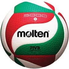 Molten FLISTATEC Pallone Pallavolo Taglia 5 - Rosso/Bianco (V5M5000)