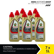 Castrol Transmax ATF Dexron-VI Mercon LV Multivehicle 7x1 litri = 7 litri