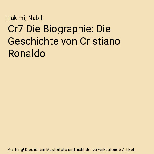 Cr7 die biographie - die,