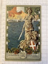 Cartolina Collezione Tripoli Italiana 89 Regg Fanteria Viagg Genova Ditta Abbene