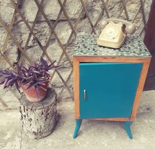 comodino vintage anni '60/70 modernizzato