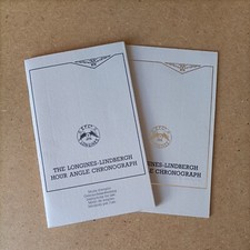 Longines LINDBERGH Hour Angle Chronograph Libretto - RARA Blanc Stamp