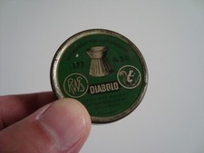 Scatola vintage in latta ( piombini per carabina da 100 pz - DIABLO ) - VUOTA