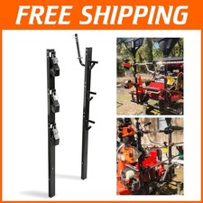 Porta decespugliatore universale 3 posti con serrature a chiave per rimorchi paesaggio