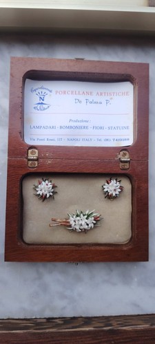 Set orecchini spilla di - e,