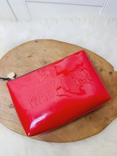 Borsa cosmetica trucco rosso Yves Saint Laurent Beaute YSL I WANT IT POCHETTE CLUTCH NUOVA