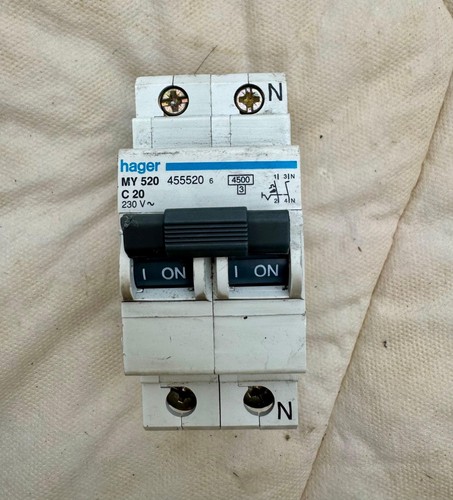 Hager my520 c20 interruttore - my520,