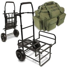 Carrello pesca carpa ruote - carrello,