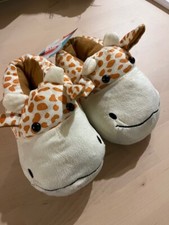 CIABATTE PANTOFOLE ANIMALI PELUCHE 3D PIEDI CALDI IN CASA GIRAFFA 30 31 32 33