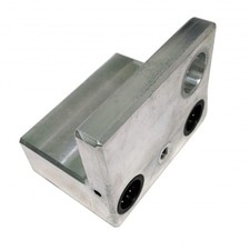 CNC 3D - Carrello Flangia Bi-Guida su Cuscinetti Lineari 95x70x74mm