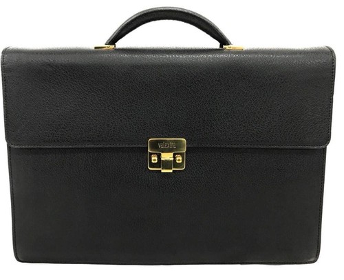 Valextra leather briefcase - valextra,