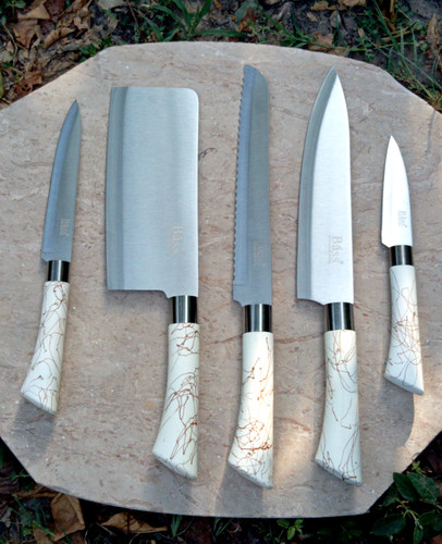 Set pezzi coltelli cucina - pezzi,