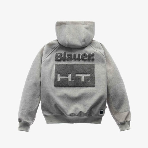 Giacca moto felpa uomo blauer - felpa,