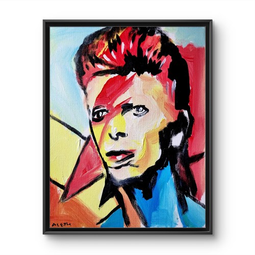 Quadro astratto david - astratto, bowie
