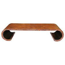 Supporto basso pergamena legno