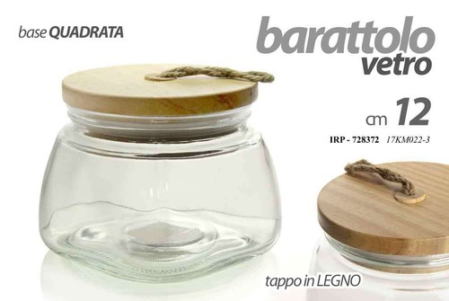 Barattolo vetro tappo - barattolo,
