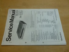 Technics 515 manuale di - technics, sa-515