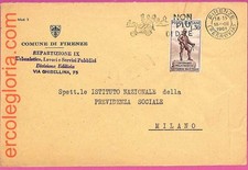 ak1190 - ITALIA - STORIA POSTALE - Copertina - 1961 - Moto Scooter SICUREZZA STRADALE