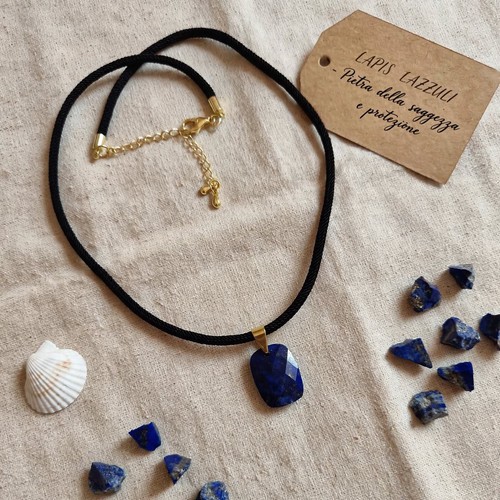 Collana lapislazzuli naturale - collana,