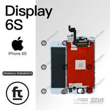 APPLE DISPLAY IPHONE 6S BIANCO ORIGINALE RIGENERATO SCHERMO LCD TOUCH INCELL